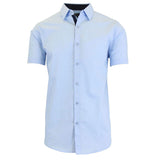 Mens Short Sleeve Dress Shirt