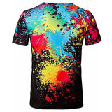 Men's T-shirt 3D Print Print Short Sleeve Going out Tops Streetwear
