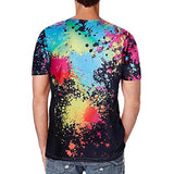 Men's T-shirt 3D Print Print Short Sleeve Going out Tops Streetwear
