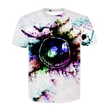 Men's T-Shirt with T-Shirt and Short Sleeves, Personalized 3D Printed T-Shirt