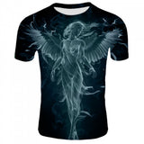 Men's T-Shirt with T-Shirt and Short Sleeves, Personalized 3D Printed T-Shirt