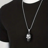 Men's Titanium Steel Skull Necklace