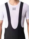 Men's White Short-Sleeve Cycling Base Layer