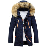 Men's Winter Hooded Down Coat Parkas