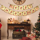 Merry Christmas Banner Home Decor