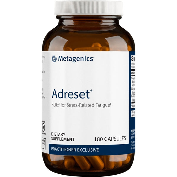 Metagenics Adreset Supplement with Cordyceps, Adaptogens and Ginseng to Help Relieve Stress Related Fatigue - 90 Servings