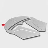 3D Metal Frunk Logo Badge Overlay | Aluminum Alloy | 3 Colors | Model 3/Y
