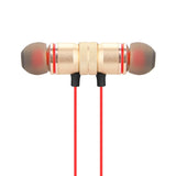 Metal Magnetic Wireless Bluetooth Earphone Sports Headset Stereo Bass