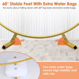 Metal Round Arch Reusable Backdrop Stand with Balloon Tools