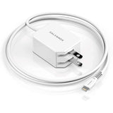 MFi Apple Certified Lightning Fast iPhone Wall Charger Plug for iPhone (20W PD Technology)