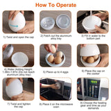 Microwave Egg Broiler Cooker Up to 4 Eggs