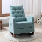 Mid-Century Modern Nursery Rocking Chair Armchair