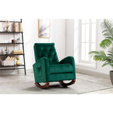 Mid-Century Modern Nursery Rocking Chair Armchair