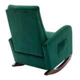 Mid-Century Modern Nursery Rocking Chair Armchair
