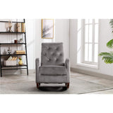 Mid-Century Modern Nursery Rocking Chair Armchair