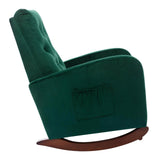 Mid-Century Modern Nursery Rocking Chair Armchair