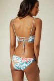 Oneil Swimwear Small Junior Floral Strappy Bikini Top, Size Small