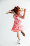 Spooktacular Flutter Sleeve Twirl Dress
