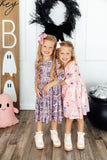 Ghouls Just Want to Have Fun 3/4 Sleeve Pocket Twirl Dress