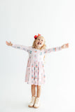 Let it Snow L/S Pocket Twirl Dress