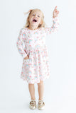 Christmas Magic L/S Pocket Twirl Dress