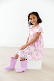 Sparkling Rainbows Pom Pom Dress