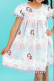 Mermaid Fairytale Pom Pom Dress