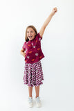 Virginia Tech Plaid Hokie Ruffle Twirl Skort