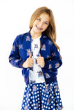 Montana State University Blue Bobcat Satin Jacket