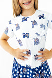 Montana State University White Bobcat Ruffle Pocket Tee