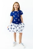 Montana State University White Bobcat Ruffle Twirl Skort