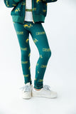North Dakota State University Green Bison Leggings