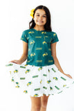 North Dakota State University White Bison Ruffle Twirl Skort