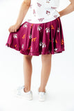Virginia Tech Maroon Hokie Ruffle Twirl Skort