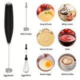 Milk Frother, Handheld Electric Mixer