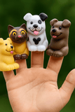 Mini Animal Finger Puppets – Assorted Styles (Sold Individually) | Random Selection