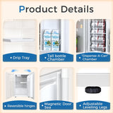 Mini Compact Refrigerator with Freezer, 2.6 Cu.Ft 58070RRE0