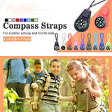 Mini Compass Keychain Bulk –10 Pack Random Colors