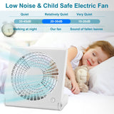 Mini Electric Desk Fan USB Rechargeable