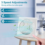 Mini Electric Desk Fan USB Rechargeable