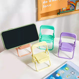 Mini Folding Chair Phone Holder