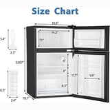 Mini Fridge with Freezer