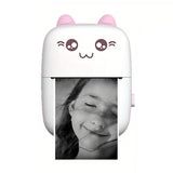 Mini Pocket Wireless BT Thermal Inkless Printer for Smartphones