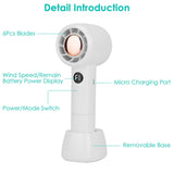 Mini Portable USB Rechargeable Handheld Cooling Fan
