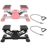 Mini Stepper Stair Stepper with Resistance Bands Quiet Workout with Digital Timer