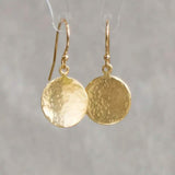 Minimalist Concave and Convex Small Round Earrings