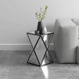 Mirror Bedside Coffee Table