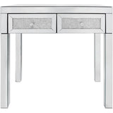 Mirror Desk Dresser with 2 Drawers