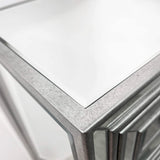 Mirrored Accent Bedside Coffee Table