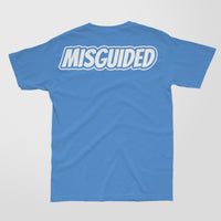 Misguided Chenille T-Shirt - Baby Blue